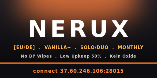 [EU/DE] Vanilla+ Solo/Duo | Monthly | Low Upkeep | No BP Wipes image